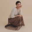 インデックス(index)の《andGIRL掲載》シャイニーシャギー7分袖ニット【洗濯機洗い可】3