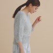 インデックス(index)の《andGIRL掲載》シャイニーシャギー7分袖ニット【洗濯機洗い可】5