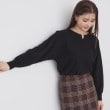 インデックス(index)の《5color/XS-LL》キーネックビジュードルマンニット【洗濯機洗い可】1