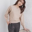 インデックス(index)の《5color/XS-LL》キーネックビジュードルマンニット【洗濯機洗い可】17