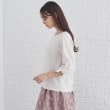 インデックス(index)のカットジョーゼットリボンスリーブトップス【洗濯機洗い可】14