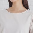インデックス(index)のカットジョーゼットリボンスリーブトップス【洗濯機洗い可】16