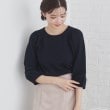 インデックス(index)の《5color/S-LLsiza》カットジャカードパフスリーブトップス【洗濯機洗い可】 ネイビー(094)