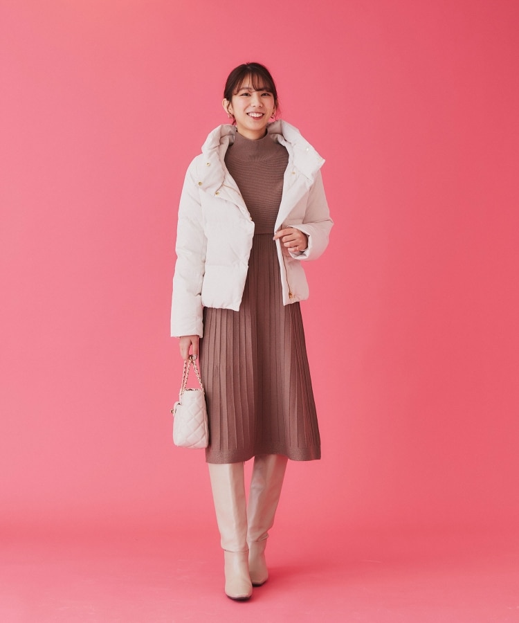 美人百花掲載》河田ダウン ショートコート【洗濯機洗い可/撥水 美人百花掲載》河田ダウン ショートコート【洗濯機洗い可/撥水