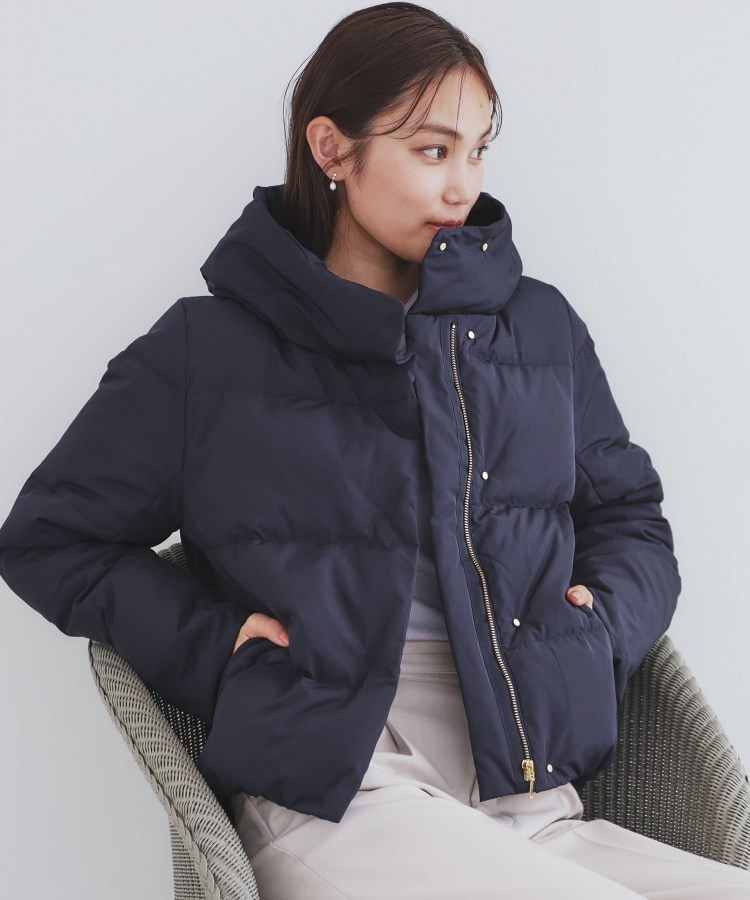 美人百花掲載》河田ダウン ショートコート【洗濯機洗い可/撥水 美人百花掲載》河田ダウン ショートコート【洗濯機洗い可/撥水
