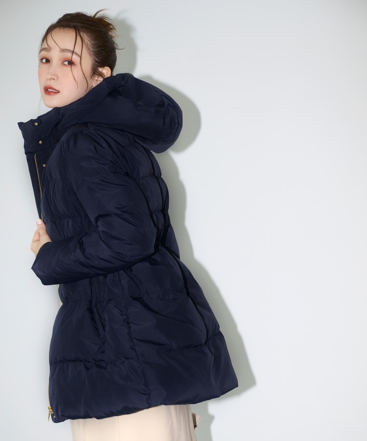 XS-LLsize》河田ダウン ドロストミドルコート【洗濯機洗い可/撥 XS-LLsize》河田ダウン ドロストミドルコート【洗濯機洗い可/撥