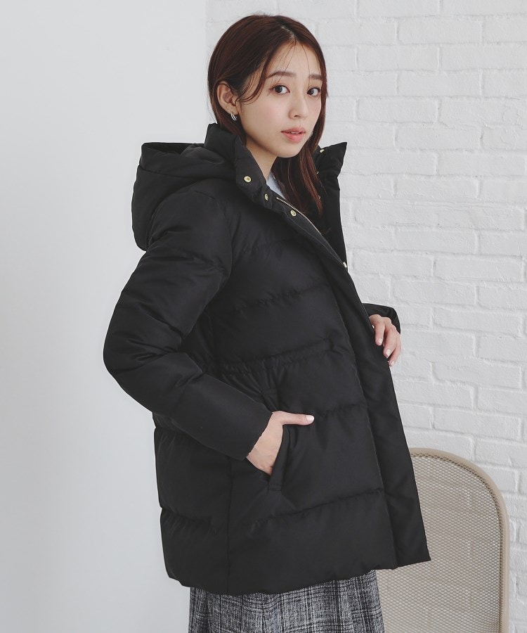 XS-LLsize》河田ダウン ドロストミドルコート【洗濯機洗い可/撥 XS-LLsize》河田ダウン ドロストミドルコート【洗濯機洗い可/撥