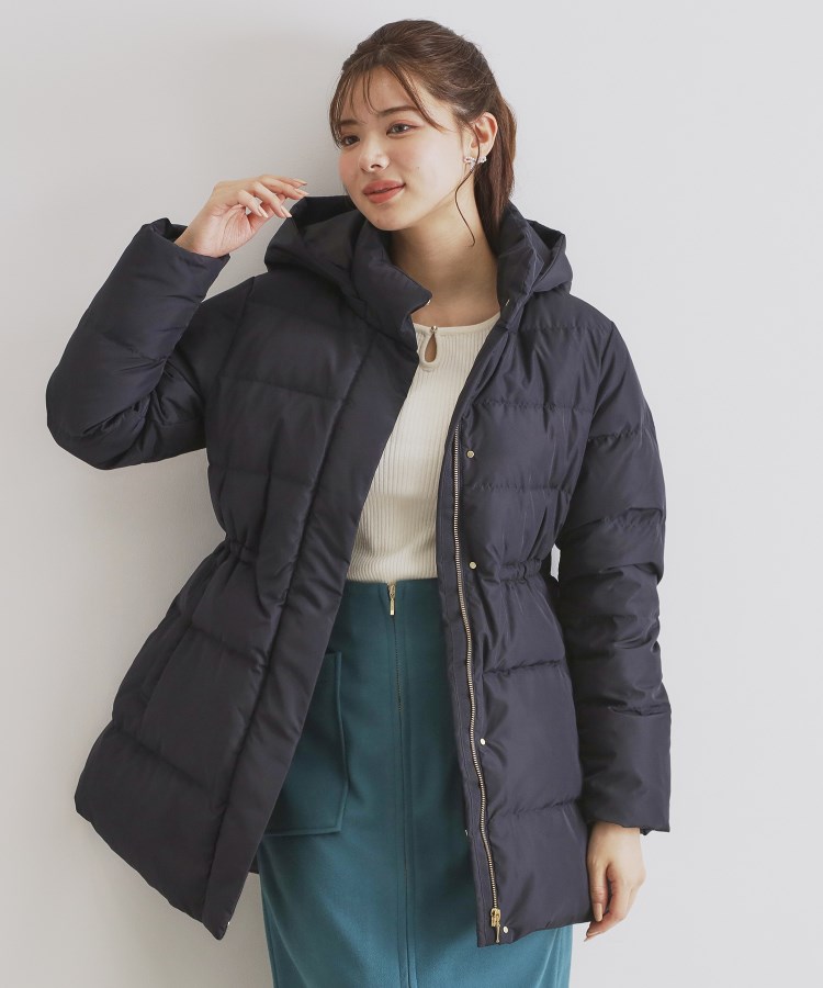 XS-LLsize》河田ダウン ドロストミドルコート【洗濯機洗い可/撥 XS-LLsize》河田ダウン ドロストミドルコート【洗濯機洗い可/撥