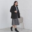 インデックス(index)の《XS-LLsize》河田ダウン ドロストミドルコート【洗濯機洗い可/撥水/静電気防止裏地】10
