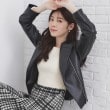 インデックス(index)のチェックプリーツ風ニットワンピース【洗濯機洗い可/抗ピル】16