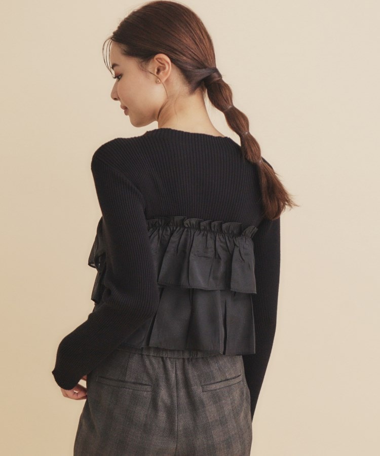 coca｜ドッキングギャザーニット | Rakuten Fashion(楽天