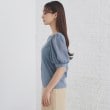 インデックス(index)のシアースリーブハートネックトップス【洗濯機洗い可】22