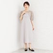 インデックス(index)の《ツインセット》刺繍シアートップス×キャミワンピース【洗濯機洗い可】2