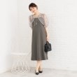 インデックス(index)の《ツインセット》刺繍シアートップス×キャミワンピース【洗濯機洗い可】6