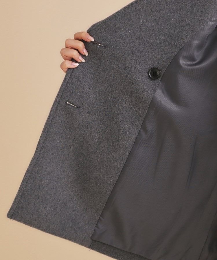 5color/S-Lsize》ウール混 ステンカラーピーコート(Pコート 5color/S-Lsize》ウール混 ステンカラーピーコート(Pコート