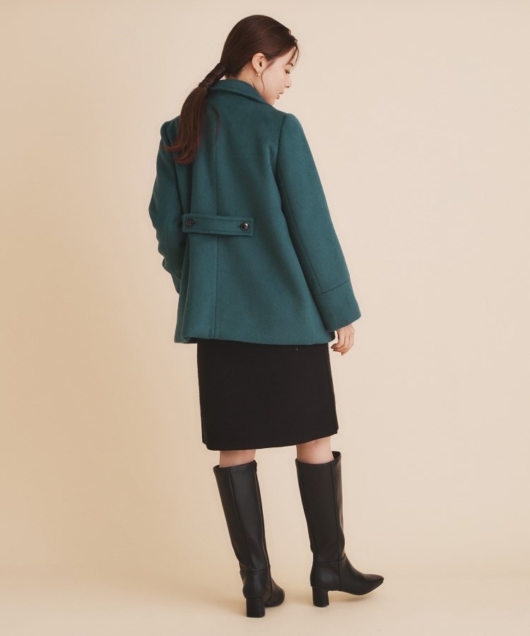 5color/S-Lsize》ウール混 ステンカラーピーコート(Pコート 5color/S-Lsize》ウール混 ステンカラーピーコート(Pコート