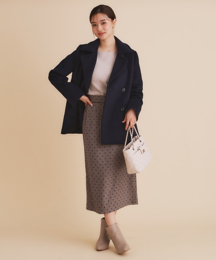 5color/S-Lsize》ウール混 ステンカラーピーコート(Pコート 5color/S-Lsize》ウール混 ステンカラーピーコート(Pコート
