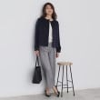 インデックス(index)の《5color/XS-LLsize》ウール混ノーカラーショートコート29