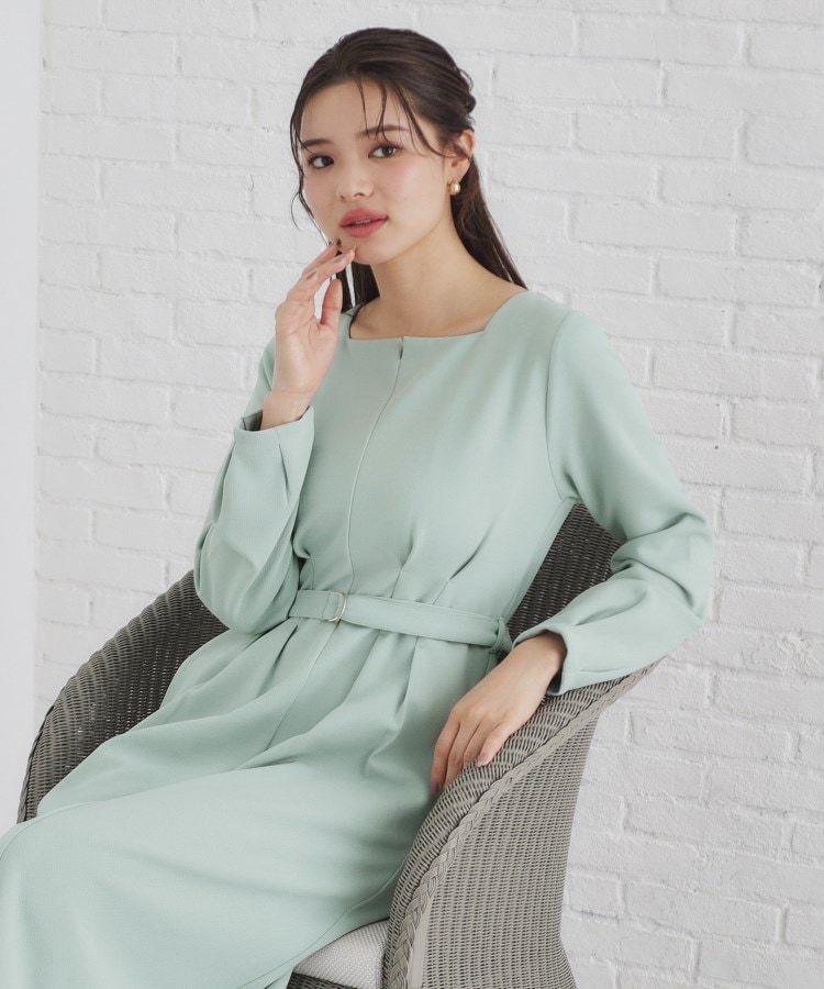 invel インヴェル ワンピース グリーン L〜XLアライヴン レディース