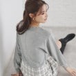 インデックス(index)の《5color/S-LLsize》バックパール調ボートネックニット【洗濯機洗い可】 グレー(012)