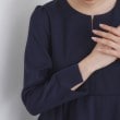インデックス(index)の《S-LLsize》ドッキングペプラムワンピース【洗濯機洗い可/イージーアイロン/防シワ】15