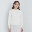インデックス(index)の《美人百花掲載》ビジュー衿付きパフスリーブニット【洗濯機洗い可】13