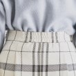 インデックス(index)のタックフレアチェックスカート【洗濯機洗い可】20