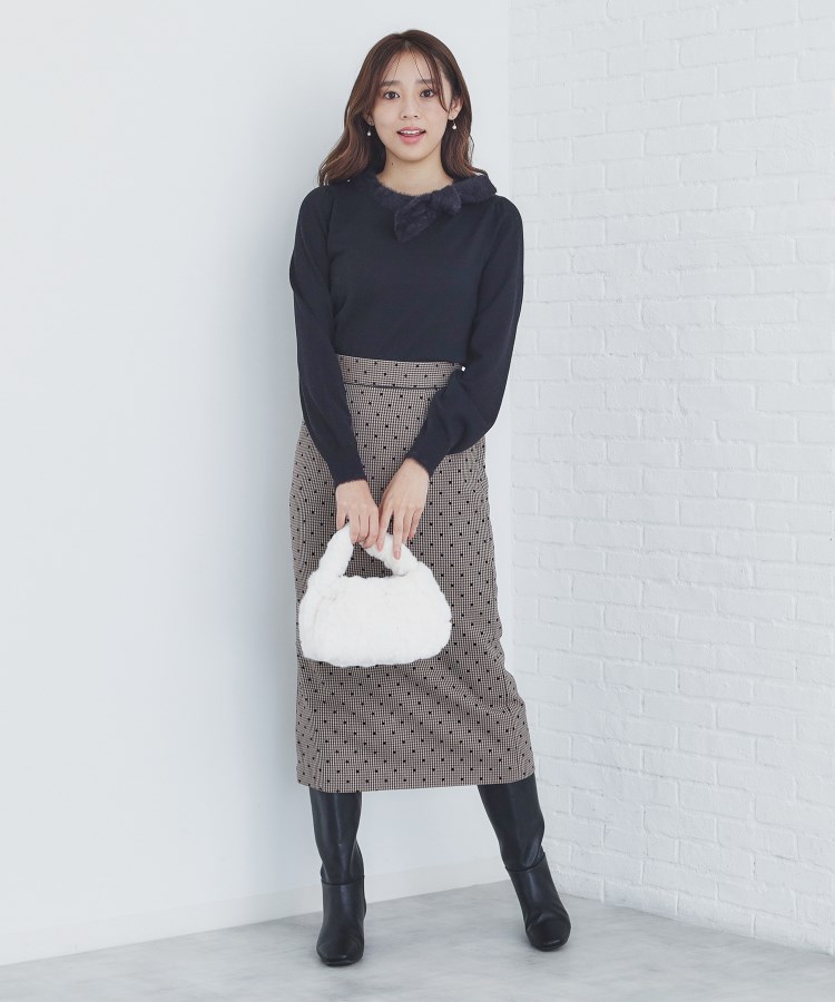 6color/XS-LLsize》リボン取り外し2WAY フェザーリボンニット 6color/XS-LLsize》リボン取り外し2WAY フェザーリボンニット