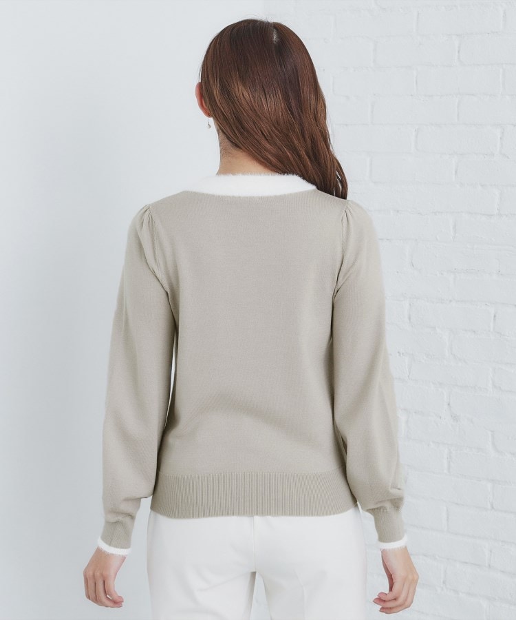 6color/XS-LLsize》リボン取り外し2WAY フェザーリボンニット 6color/XS-LLsize》リボン取り外し2WAY フェザーリボンニット