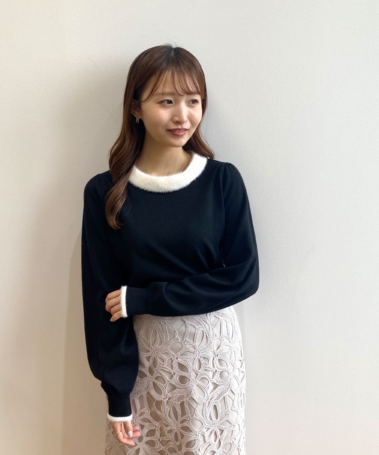 6color/XS-LLsize》リボン取り外し2WAY フェザーリボンニット 6color/XS-LLsize》リボン取り外し2WAY フェザーリボンニット