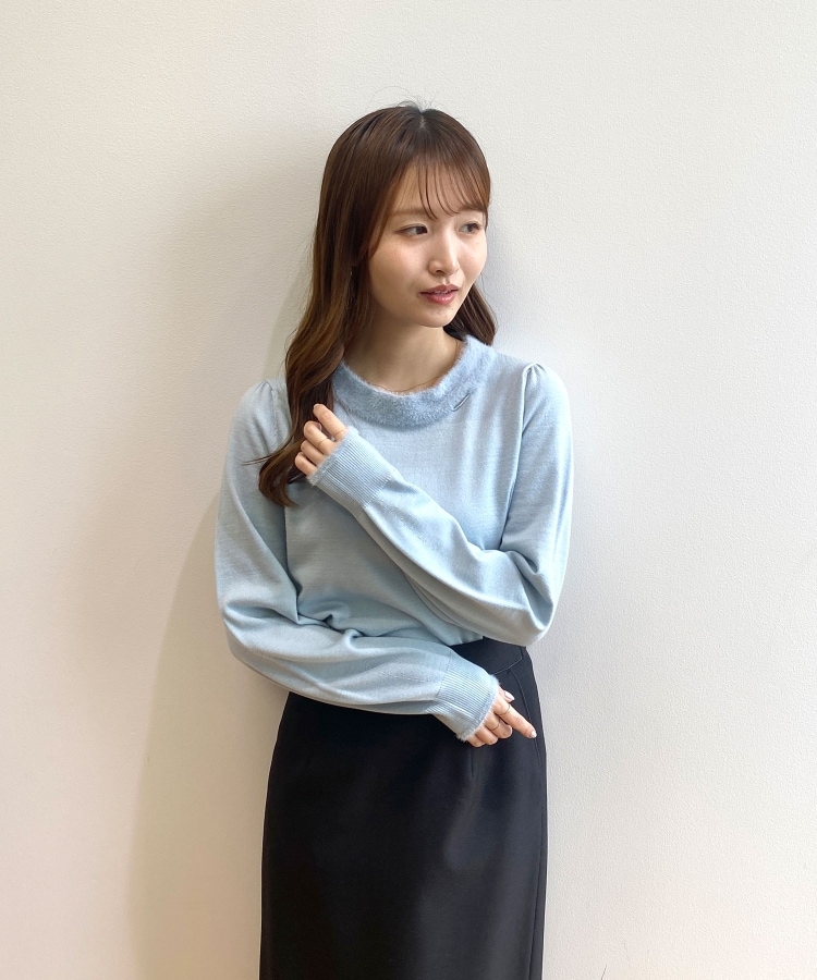 6color/XS-LLsize》リボン取り外し2WAY フェザーリボンニット 6color/XS-LLsize》リボン取り外し2WAY フェザーリボンニット