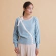 インデックス(index)のアシメリボンカシュクールニット【洗濯機洗い可】13