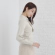 インデックス(index)の《8color/XS-LLsize》パール調パーツ付き ボウタイニット【洗濯機可】43