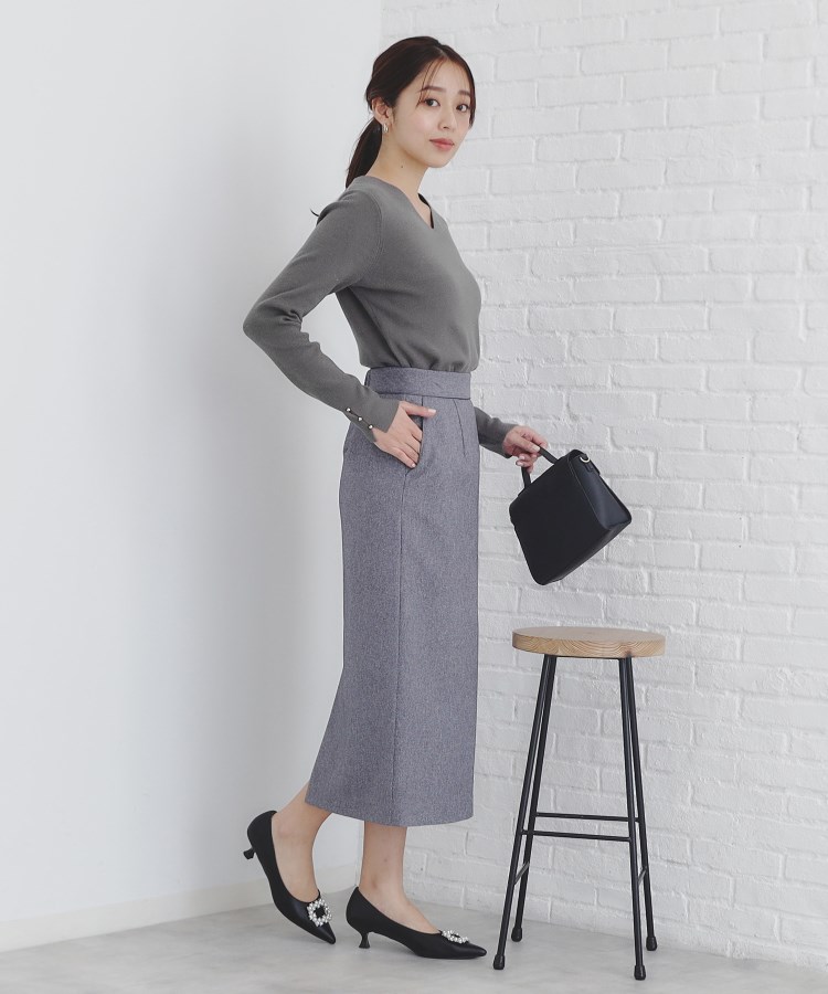 6color/S-LLsize》ラメ混Vネックニット【洗濯機洗い可】(ニット 6color/S-LLsize》ラメ混Vネックニット【洗濯機洗い可】(ニット