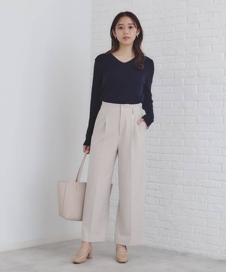 6color/S-LLsize》ラメ混Vネックニット【洗濯機洗い可】(ニット 6color/S-LLsize》ラメ混Vネックニット【洗濯機洗い可】(ニット
