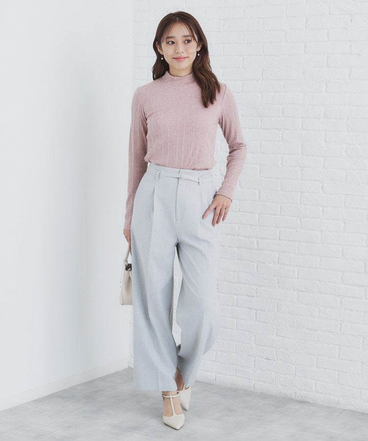INDIVI｜ラメリブカットソートップス | Rakuten Fashion(楽天