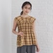 インデックス(index)のチェック柄シャーリングペプラムブラウス【洗える】9
