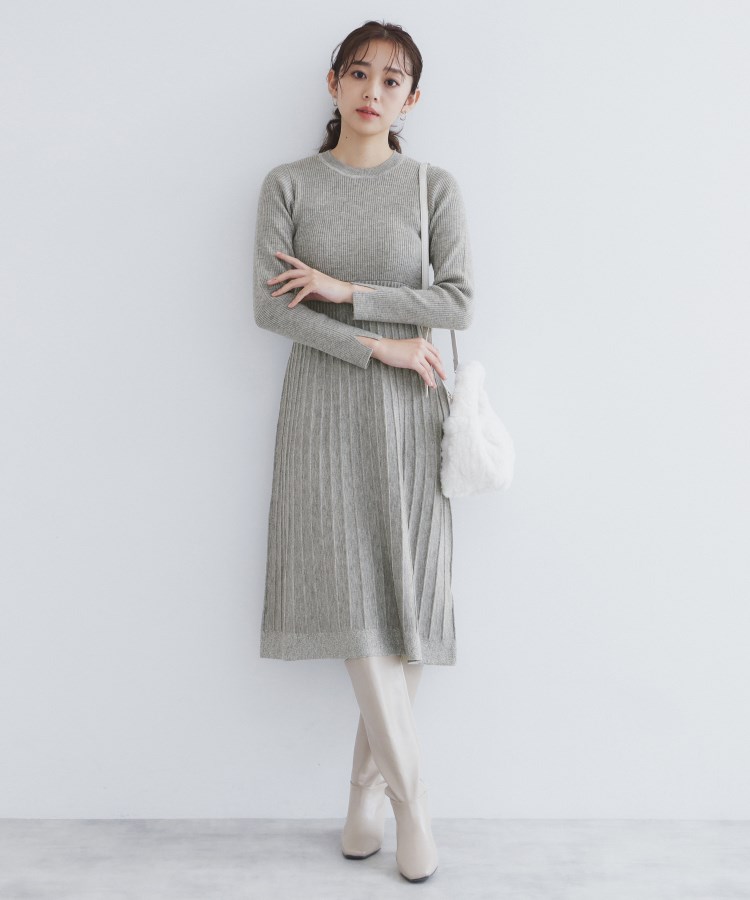XS-LLsize》マルチウェイニットワンピース【洗濯機洗い可 XS-LLsize》マルチウェイニットワンピース【洗濯機洗い可