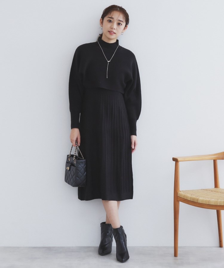 XS-LLsize》マルチウェイニットワンピース【洗濯機洗い可 XS-LLsize》マルチウェイニットワンピース【洗濯機洗い可