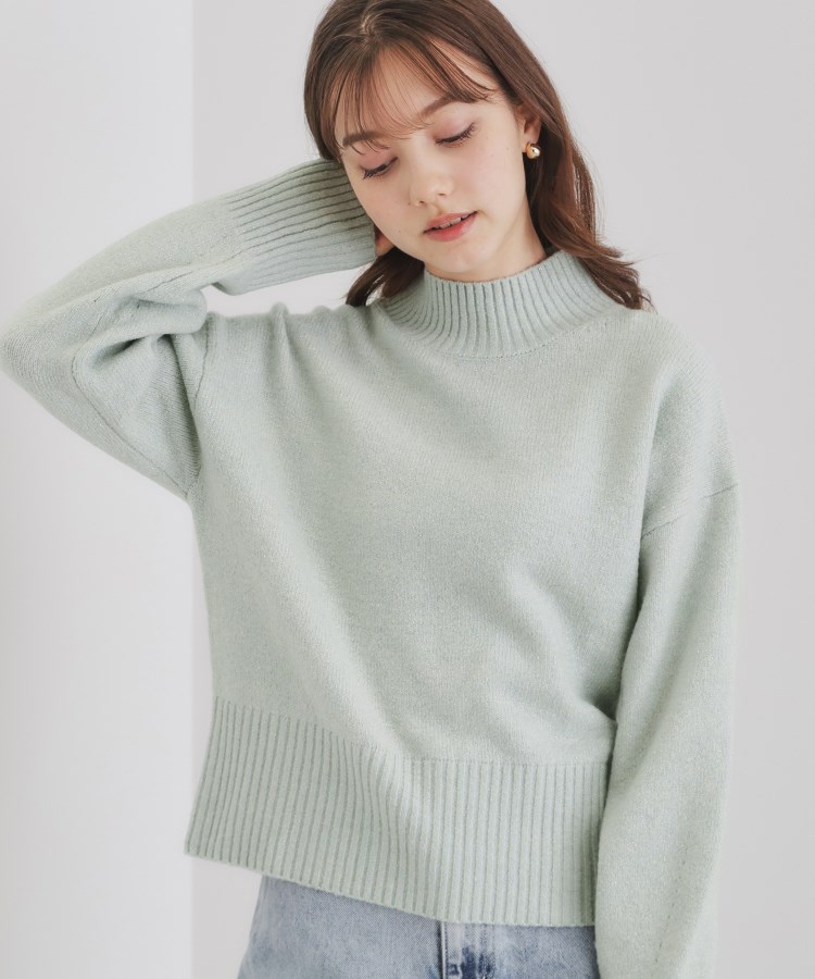 5color/S-LLsize》ミックスカラーラメハイネックニット【洗濯機 5color/S-LLsize》ミックスカラーラメハイネックニット【洗濯機