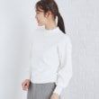 インデックス(index)の《美人百花掲載》パール調ハイネックニット/セットアップ対応【洗濯機可】1