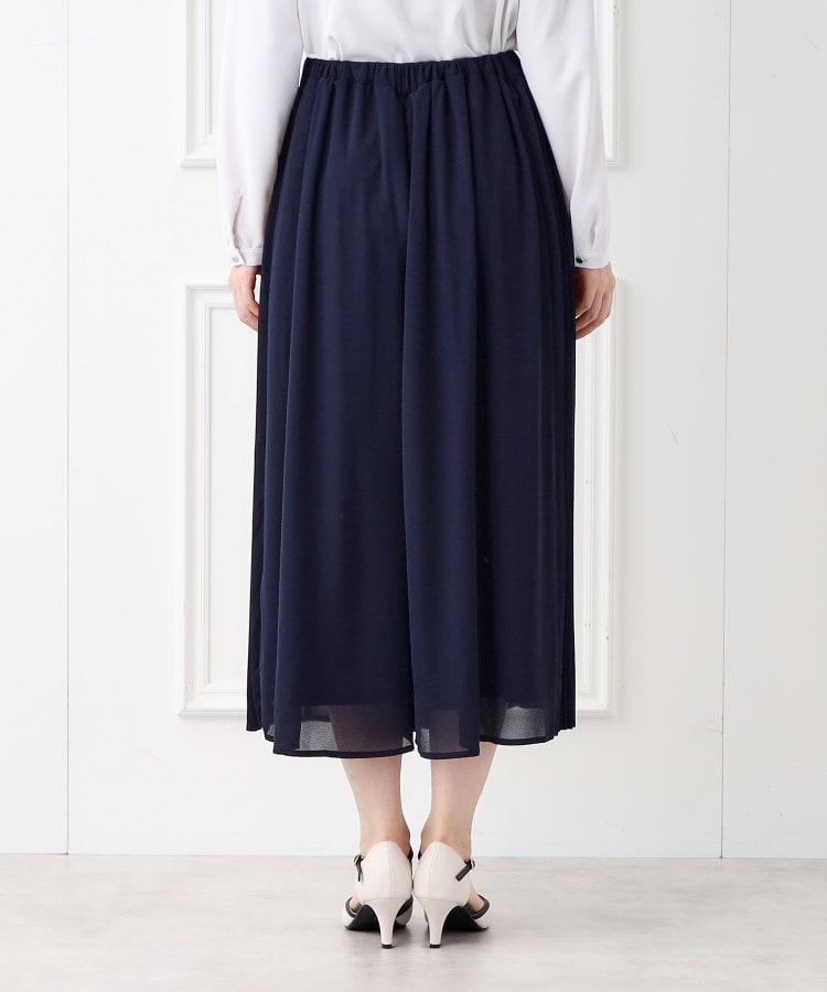 ≪通勤・セレモニー対応≫ サイドプリーツフレアパンツ ≪通勤・セレモニー対応≫ サイドプリーツフレアパンツ