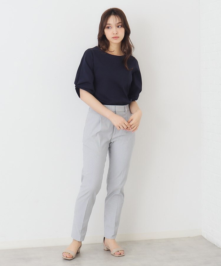 インデックス(index)の≪6color≫クールストレッチテーパードパンツ【洗濯機洗い可/接触冷感/吸水速乾/透け防止/イージーケア】23