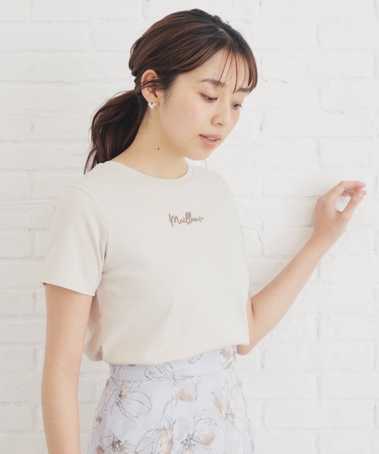 インデックス(index)のUV ロゴ刺繍コンパクトTシャツ【洗濯機洗い可】5