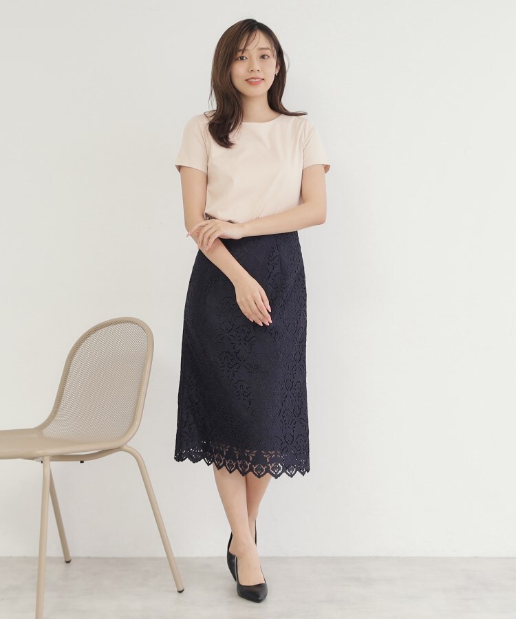 インデックス(index)のラウンドネックTシャツ【洗濯機洗い可】11