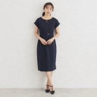 ≪6color/XS-LLsize≫スムースジャージキーネックワンピース ≪6color/XS-LLsize≫スムースジャージキーネックワンピース