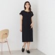 インデックス(index)の≪6color/XS-LLsize≫スムースジャージキーネックワンピース【接触冷感/UVケア/洗濯機洗い可】10