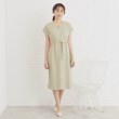インデックス(index)の≪6color/XS-LLsize≫スムースジャージキーネックワンピース【接触冷感/UVケア/洗濯機洗い可】14