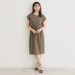 インデックス(index)の≪6color/XS-LLsize≫スムースジャージキーネックワンピース【接触冷感/UVケア/洗濯機洗い可】19