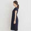 インデックス(index)の≪6color/XS-LLsize≫スムースジャージキーネックワンピース【接触冷感/UVケア/洗濯機洗い可】26